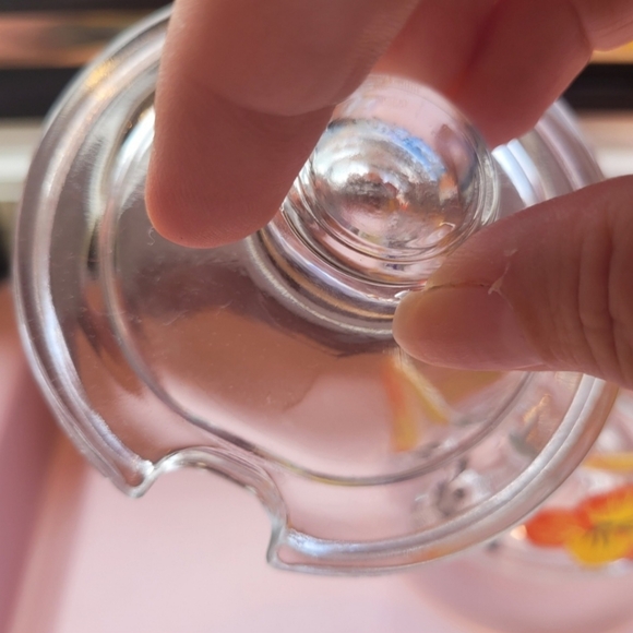 Cute painted pansy cream and sugar - Picture 10 of 11